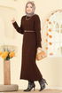 Dress 2752AYD574-MS Brown - Thumbnail