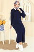 Dress 2752AYD574-MS Navy Blue - Thumbnail