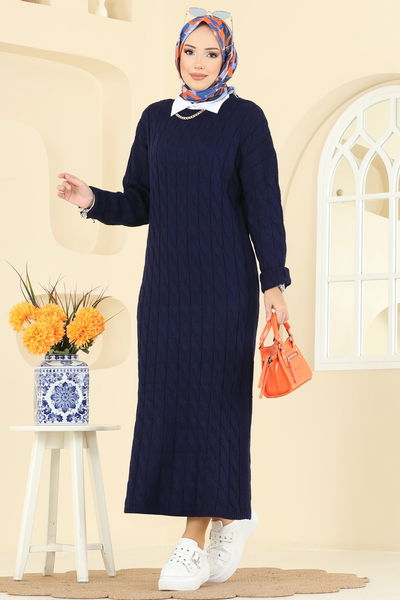 A.Y.D. - Dress 2752AYD574-MS Navy Blue - 408974