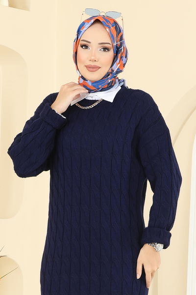 A.Y.D. - Dress 2752AYD574-MS Navy Blue - 408975