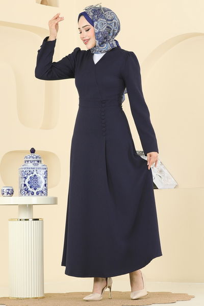 S.L. - Dress 2754SL432-MS Navy Blue - 403007