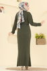 Dress 2761AYD574-MS Khaki - Thumbnail