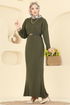 الفستان اخضر عفني 2761AYD574-MS - Thumbnail