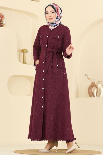 S.L. - Dress 2761SL432-MS Burgundy - 418590