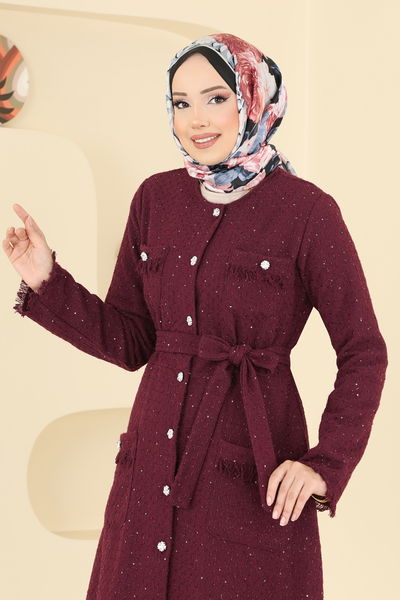 S.L. - Dress 2761SL432-MS Burgundy - 418592