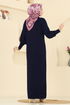 Dress 2764AYD574-MS Navy Blue - Thumbnail