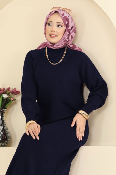 A.Y.D. - الفستان كحلي 2764AYD574-MS