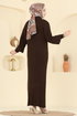 الفستان بني 2770AYD574-MS - Thumbnail