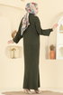 Dress 2770AYD574-MS Khaki - Thumbnail