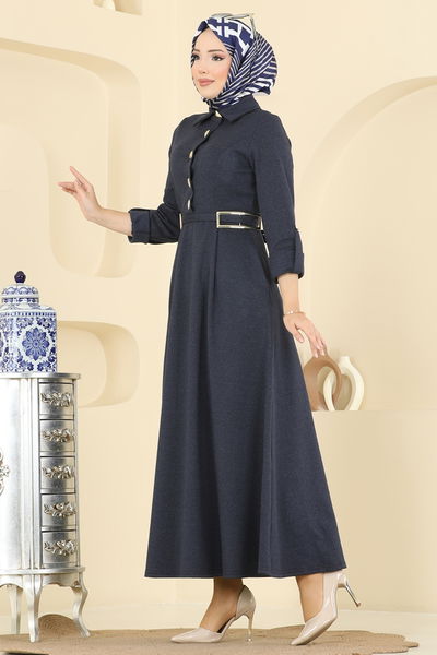 S.L. - Dress 2770SL432-MS Navy Blue - 416411