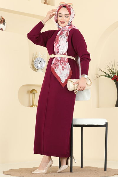 A.Y.D. - Dress 2772AYD574-MS Burgundy - 417787