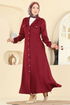 Dress 2772SL432-MS Burgundy - Thumbnail