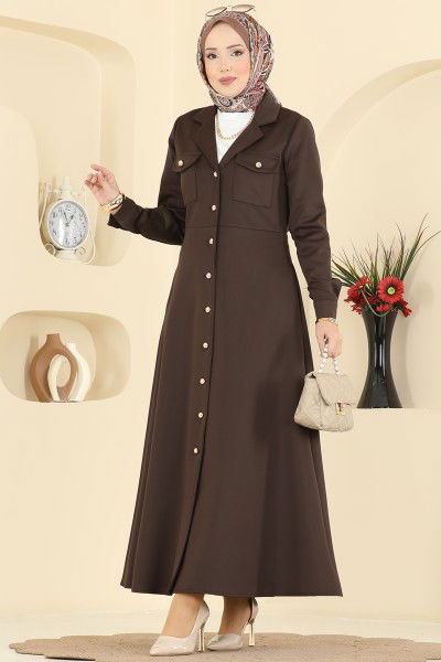 S.L. - Dress 2772SL432-MS Dark Brown