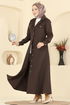 الفستان بني غامق 2772SL432-MS - Thumbnail