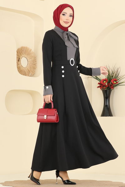 S.L. - الفستان أسود 2774SL432-MS - 418479