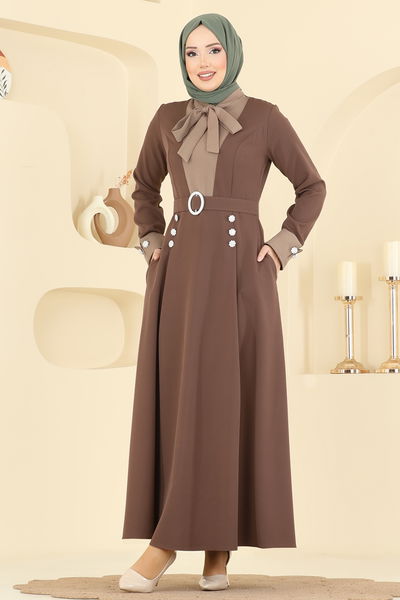 S.L. - Dress 2774SL432-MS Brown - 418472