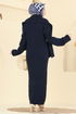 Dress 2776AYD574-MS Navy Blue - Thumbnail