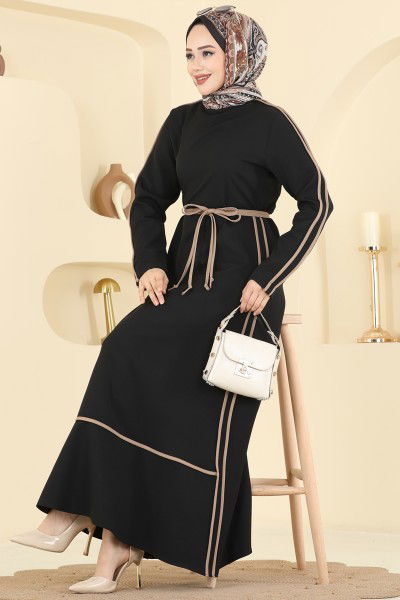 S.L. - الفستان أسود 2781SL432-MS