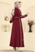 Dress 2781SL432-MS Burgundy - Thumbnail