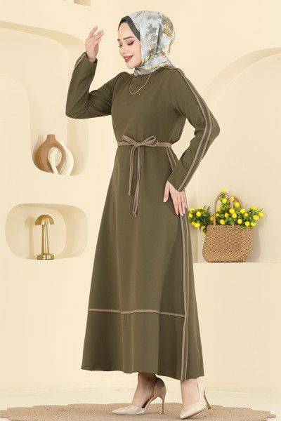 S.L. - Dress 2781SL432-MS Khaki