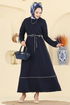 Dress 2781SL432-MS Navy Blue - Thumbnail