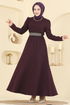 Dress 2788SL432-MS Damson - Thumbnail