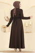 Dress 2788SL432-MS Dark Brown - Thumbnail