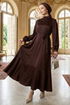 Dress 2789AYD969-M Brown - Thumbnail