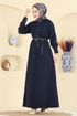 Dress 2790SL432-MS Navy Blue - Thumbnail
