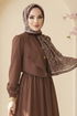 Dress 2805SL432-MS Brown - Thumbnail
