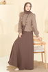Dress 2810SL432-MS Koyu Vision & Brown - Thumbnail