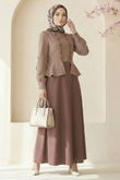 S.L. - Dress 2810SL432-MS Koyu Vision & Brown
