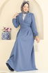 Dress 2812SL432-MS Blue - Thumbnail