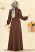 Dress 2812SL432-MS Brown - Thumbnail