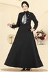 الفستان أسود 2818SL432-MS - Thumbnail