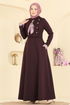 Dress 2818SL432-MS Dark Damson - Thumbnail