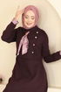 Dress 2818SL432-MS Dark Damson - Thumbnail