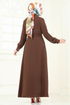 Dress 283ASN888-MS Brown - Thumbnail