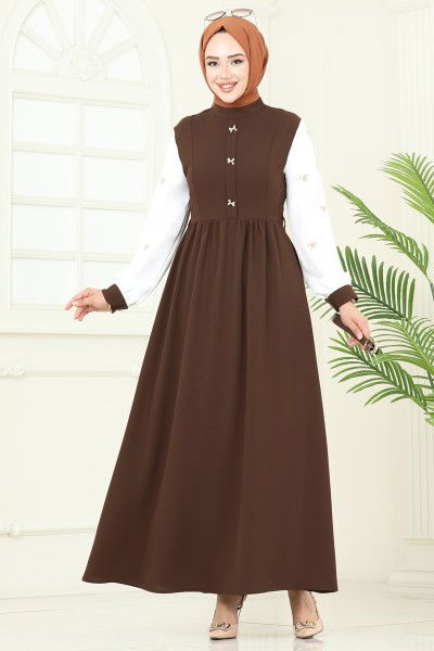 A.S.N. - Dress 286ASN888-MS Brown