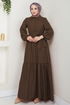 Dress 3025HBS856-MS Brown - Thumbnail