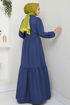 Dress 3025HBS856-MS Navy Blue - Thumbnail