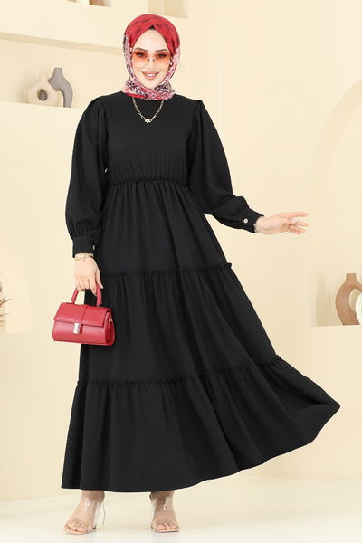 T.B.L. - Dress 3033TBL694-MS Black - 373488