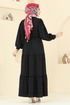 الفستان أسود 3033TBL694-MS - Thumbnail