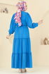 Dress 3033TBL694-MS Blue - Thumbnail