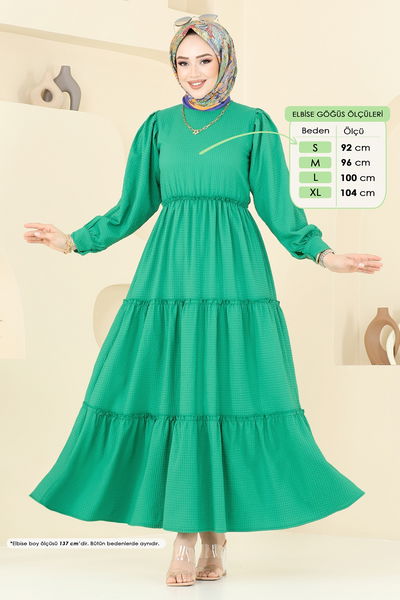 T.B.L. - Dress 3033TBL694-MS Green - 373516