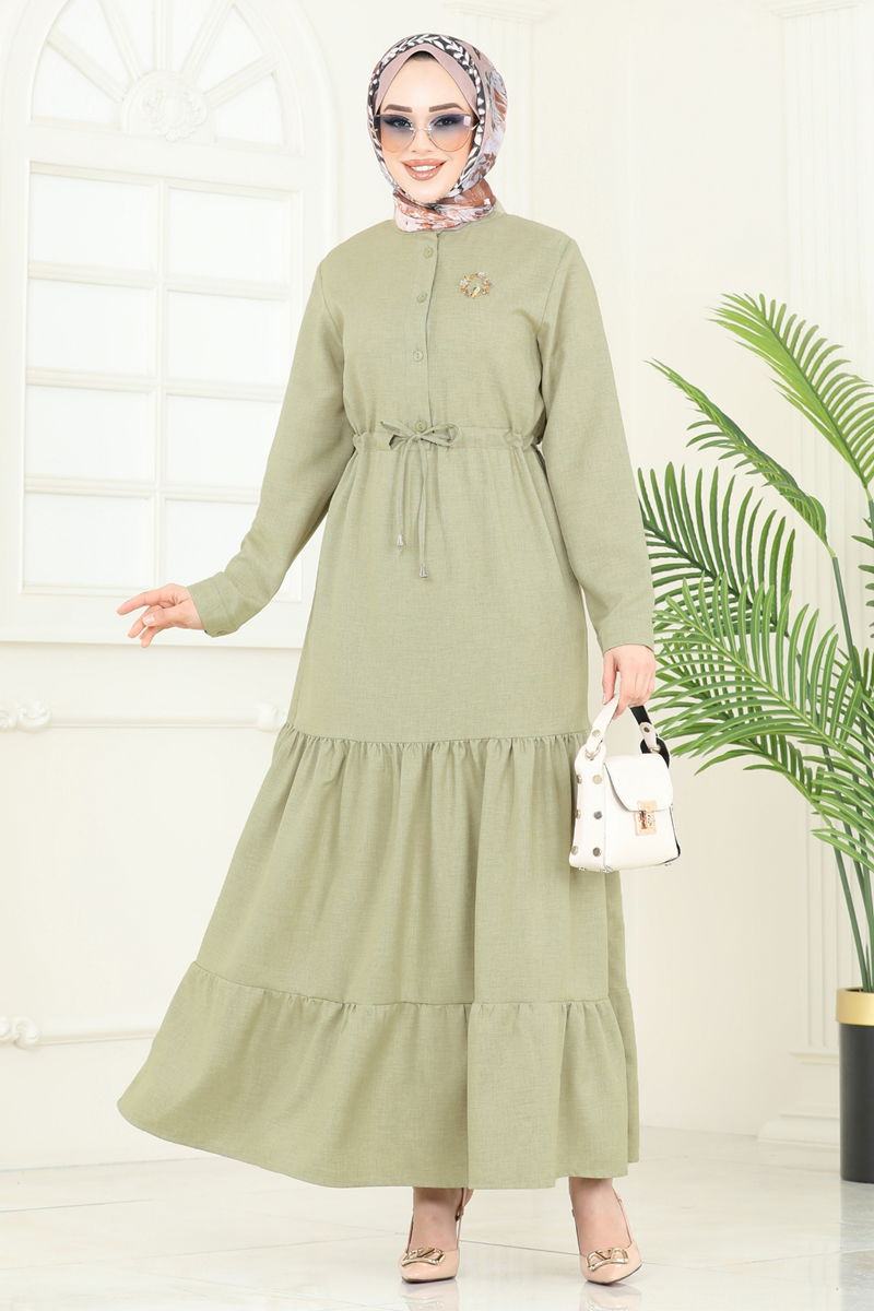 Dress 3049KTR750-MS Almond Green