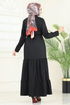 الفستان أسود 3049KTR750-MS - Thumbnail