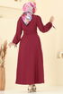 Dress 3060KTR750-MS Burgundy - Thumbnail