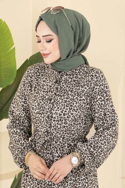 K.T.R. - الفستان بني 3064KTR750-MS - 405856