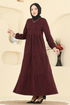 Dress 3071KTR750-MS Burgundy - Thumbnail